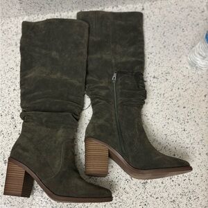 Universal Thread Olive Green New Harlan Boots Size 7